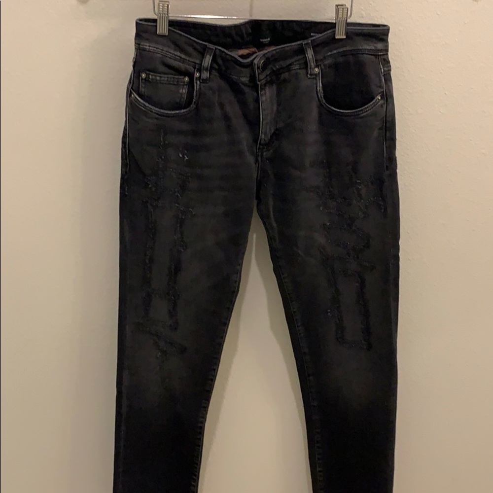 Designer Black Jeans Men’s by Camouflage